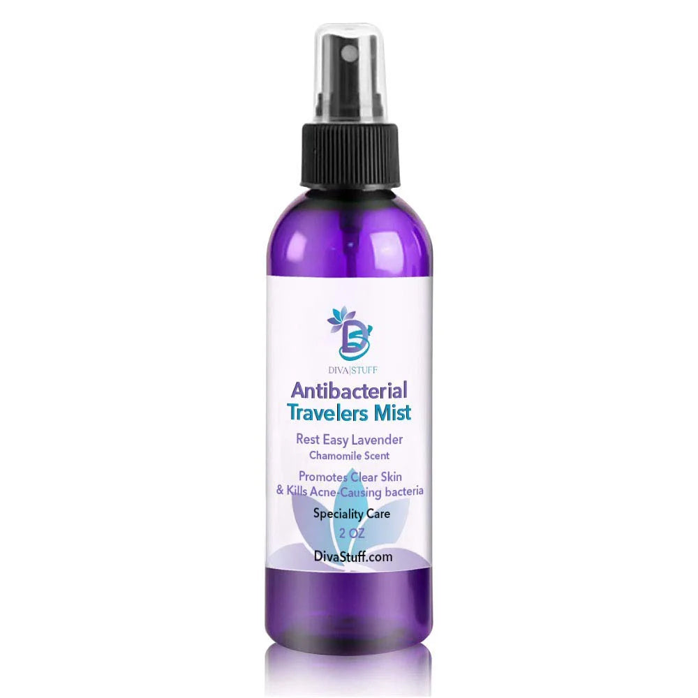 Anti-Bacterial Travelers Mist - Lavender Chamomile Scent 2 OZ